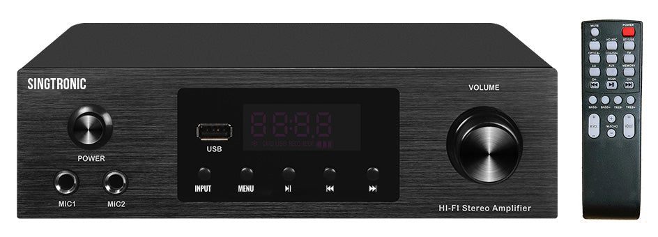 Singtronic KA-350HD Professional 500W + 500W Mini AV Karaoke Mixing Amplifier