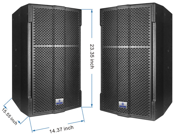 Singtronic KS-4000Pro Professional 4000W Vocalist Karaoke Speaker (Pair)