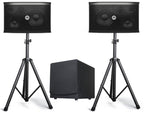 Singtronic KS-550S Professional 1500W Speaker + SW-300B Pre-Amplifier 300W Power Subwoofer
