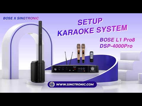 Bose L1 Pro 8 + Singtronic DSP-3000ProII Pro Karaoke System