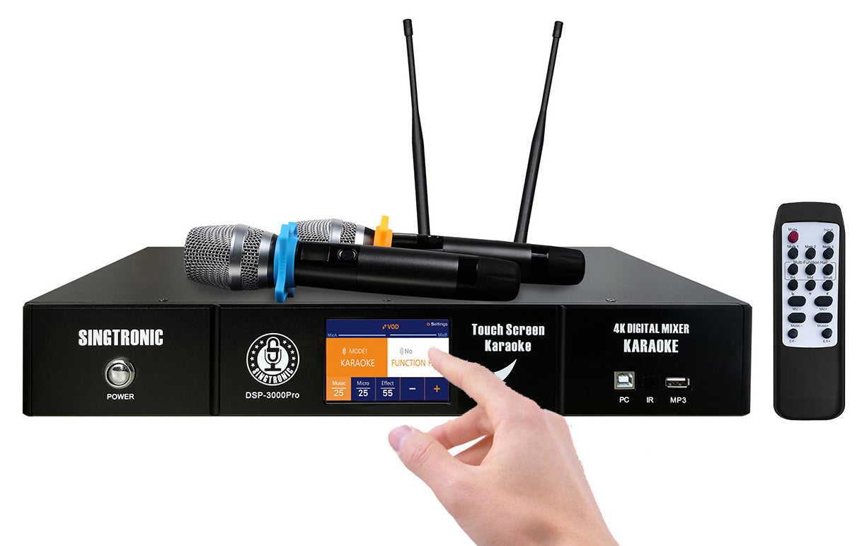 Karaoke System Professional Digital 4000W Free: 5TB Touch Screen Karaoke 21" Tablet