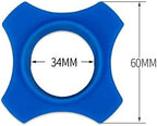 Rubber Microphone Ring with Anti-roll, Anti-fall, Anti-slip Sleeve Microphone Protection Shockproof Ring (Pair)