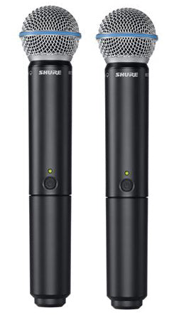 Shure BLX-288/B58 Professional Dual UHF Vocalist Wireless Microphone System