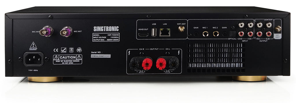 Singtronic 7000W Professional Karaoke System with Unlimited Youtube Songs