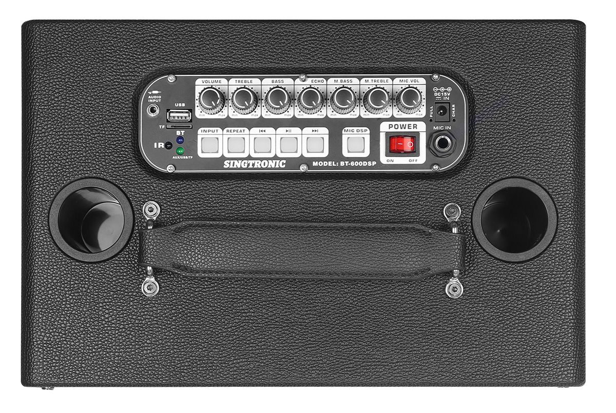 Singtronic BT-600DSP Professional 500W All-in-One Bluetooth Karaoke Speaker Built in DSP