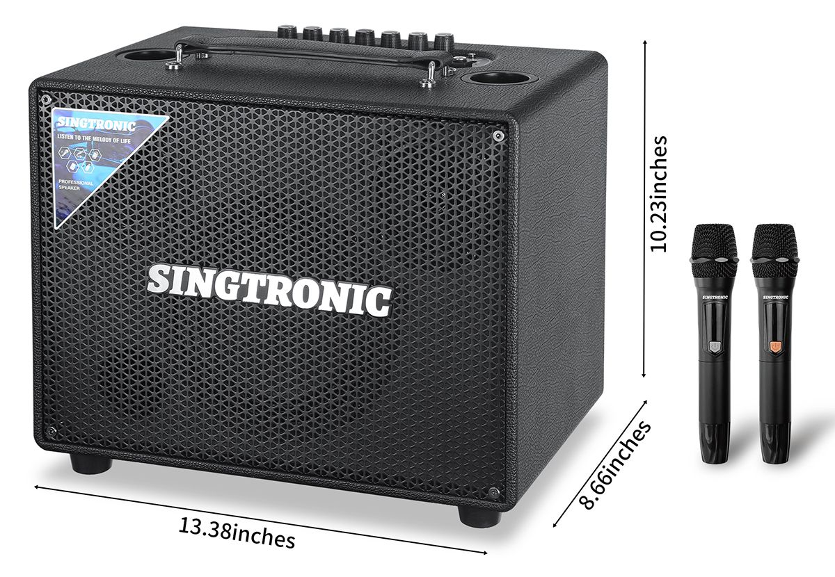 Singtronic BT-600DSP Professional 500W All-in-One Bluetooth Karaoke Speaker Built in DSP