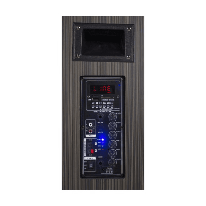 Singtronic BT-888HD Professional 1000W Touch Screen 15.6" PA Karaoke System w/ 2 x Wireless Mics.