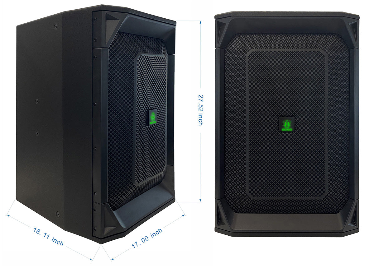 Singtronic Complete 6000W Karaoke System with Digital Touch Screen & Anti-feedback