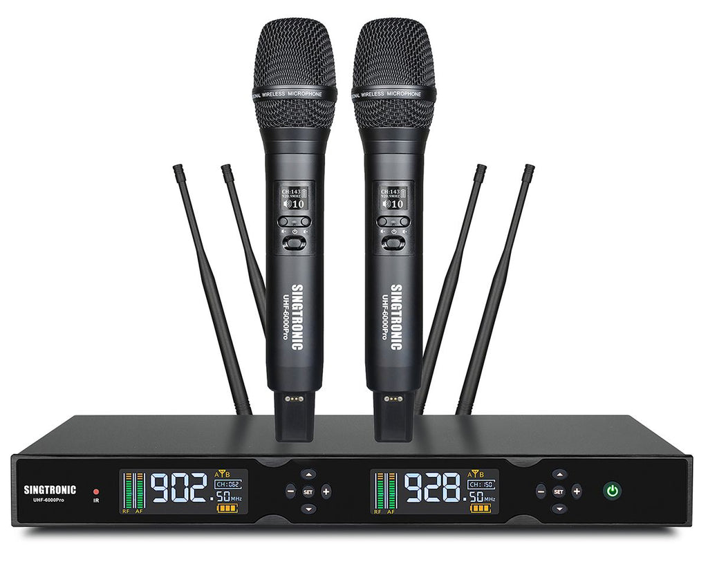 Singtronic Complete Karaoke System Professional 6000W Built in Anti-Feedback Microphones