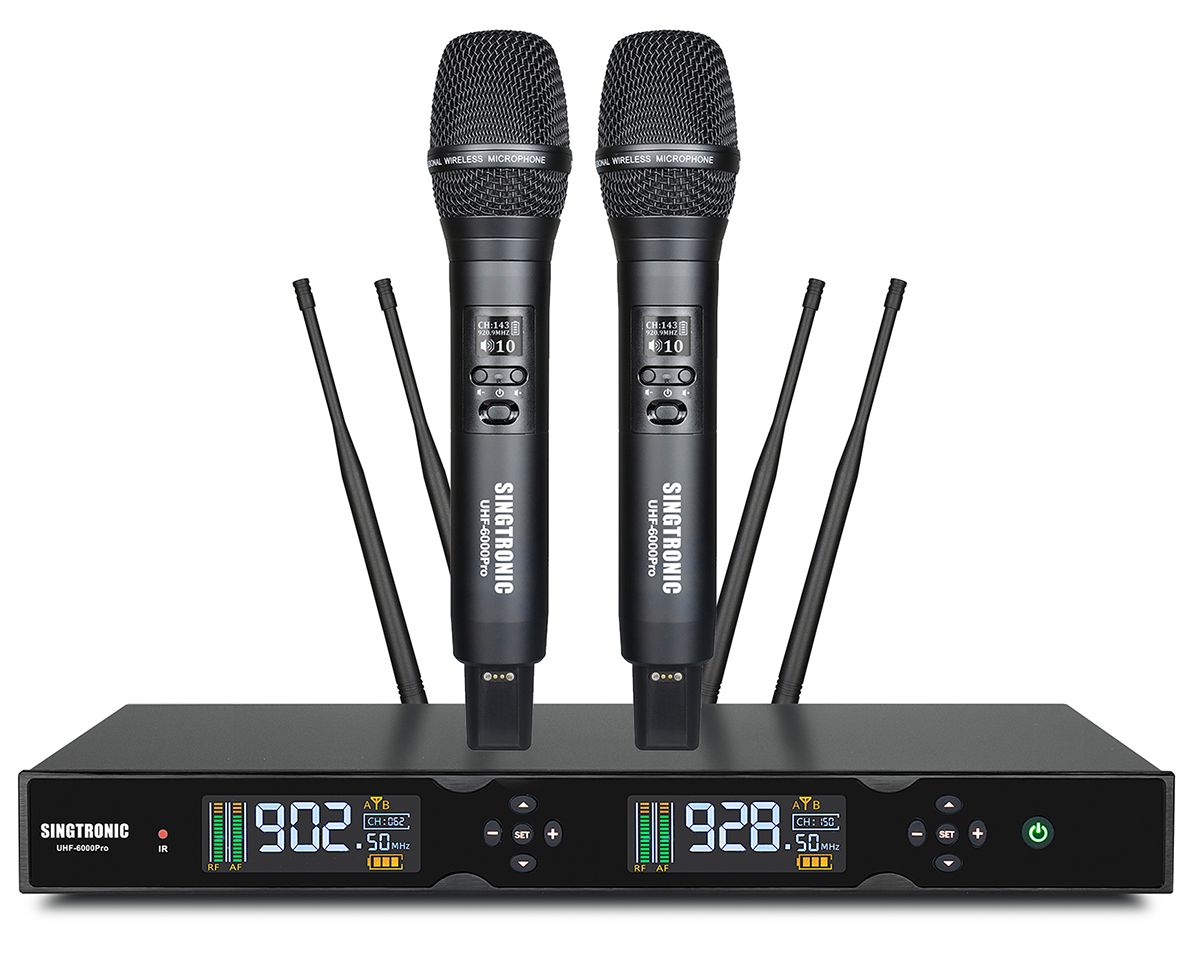 Singtronic Complete Karaoke System Professional 6000W Built in Anti-Feedback Microphones