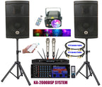 Singtronic Complete Professional 3000W Karaoke System Special by Youtube Control by Phones & Tablets