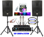 Singtronic Complete Professional 3000W Karaoke System Special by Youtube Control by Phones & Tablets