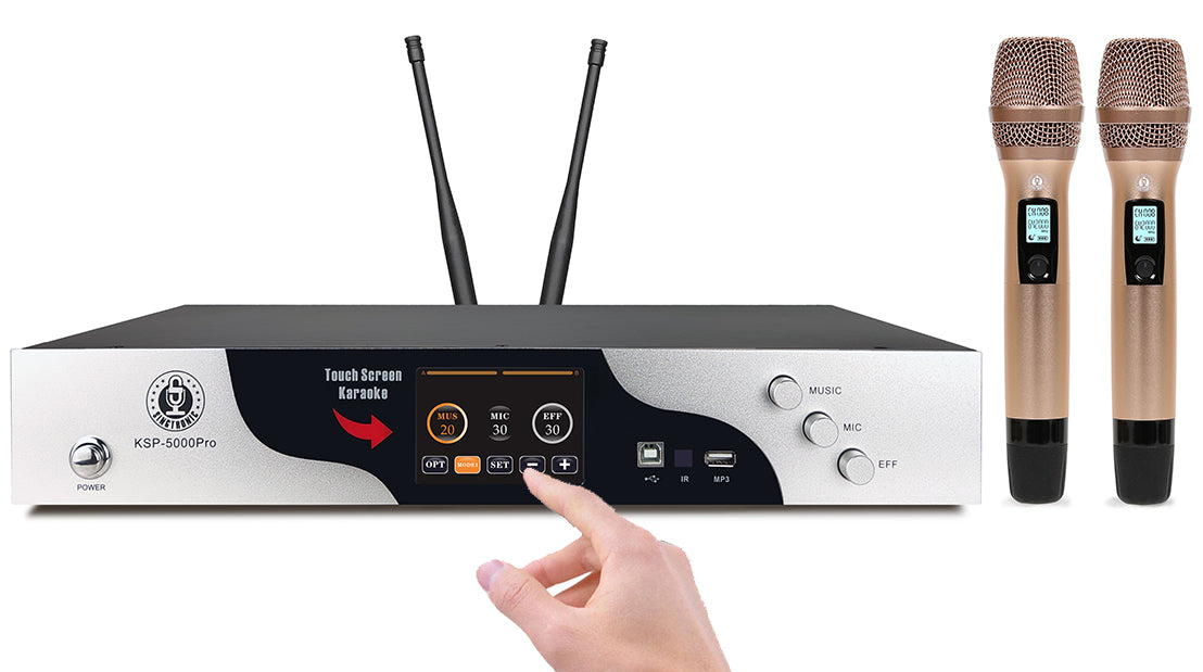 Singtronic Complete Professional 5000W Karaoke System Select Songs by Iphone & Android Tablet