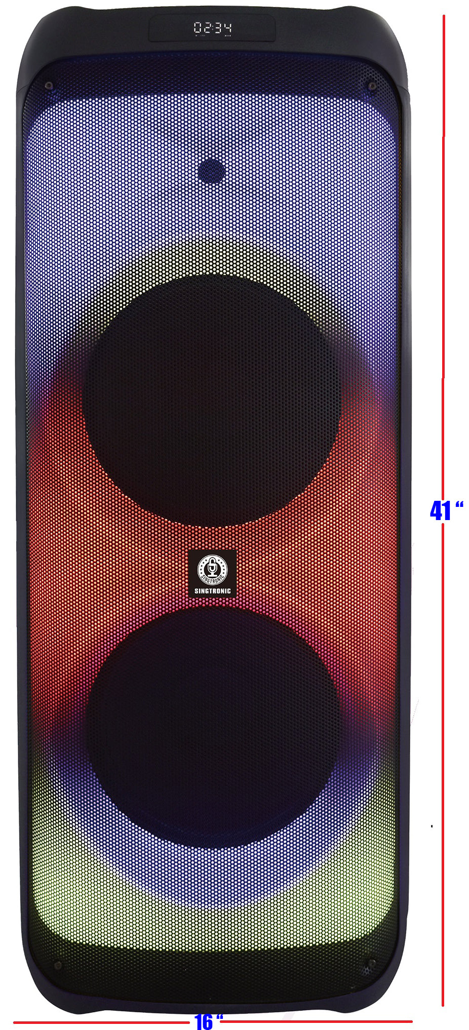 Singtronic F-1215Pro Professional 1200W Powered Bluetooth Karaoke Speaker System