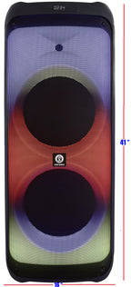 Singtronic F-1215Pro Professional 1200W Powered Bluetooth Karaoke Speaker System