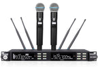 Singtronic KA-3000ProII Karaoke 3000W Amplifier + UHF-3000Pro 2 x Digital Anti-Feedback Wireless Microphone