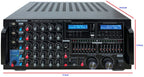 Singtronic KA-3000ProII Professional 3000W Mixing Amplifier Digital HDMI Output, Equalizer & USB Recording