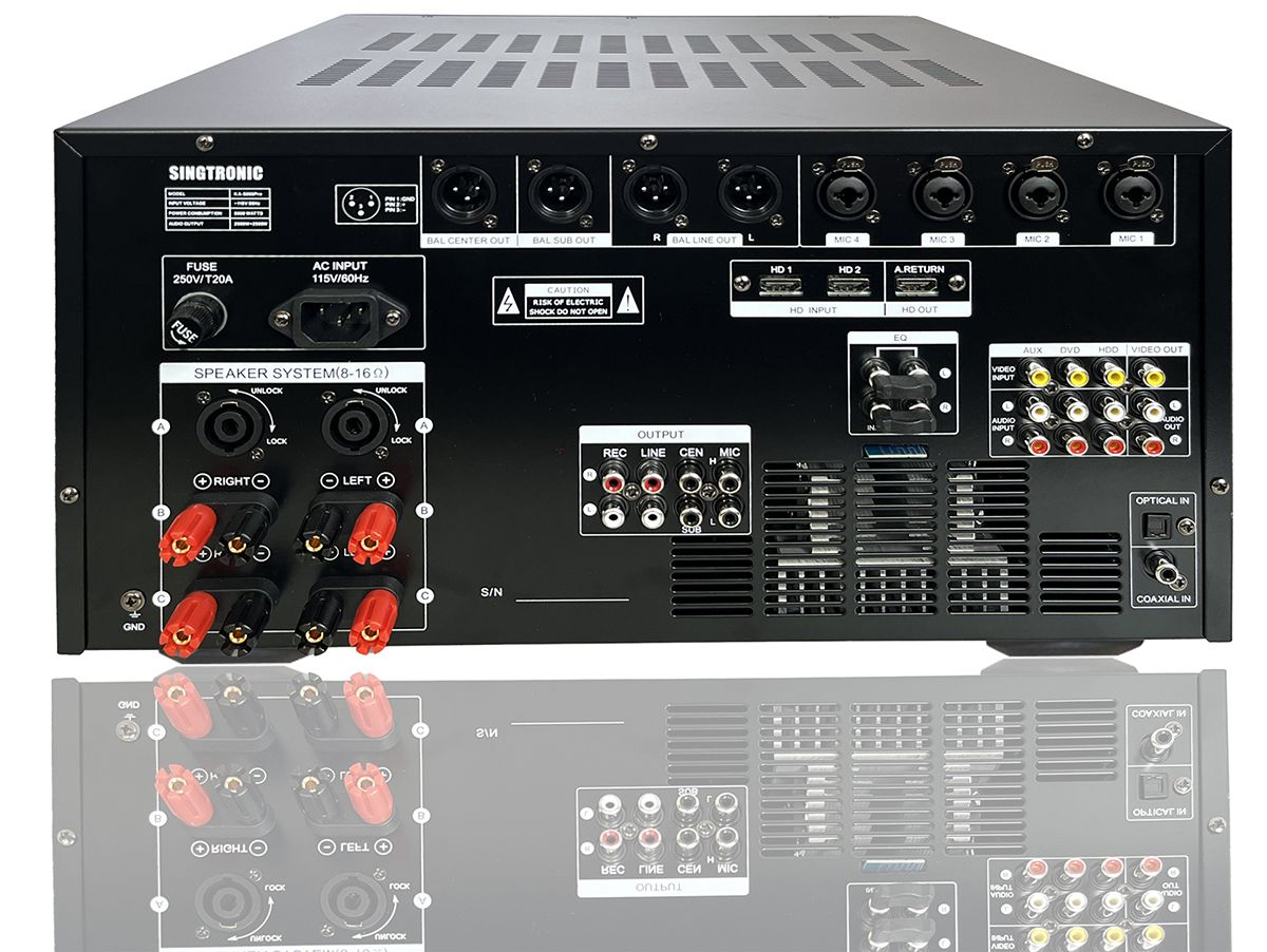 Singtronic KA-5000Pro Professional KJ/DJ 5000W Mixing Amplifier Equalizer & Recording
