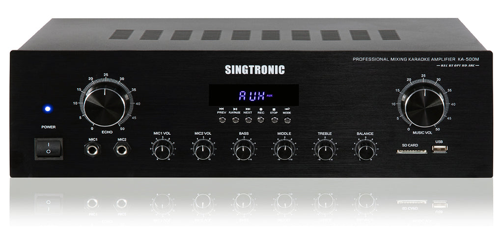 Singtronic KA-500M Professional 1000W Amplifier Karaoke Optical, Arc, Recording