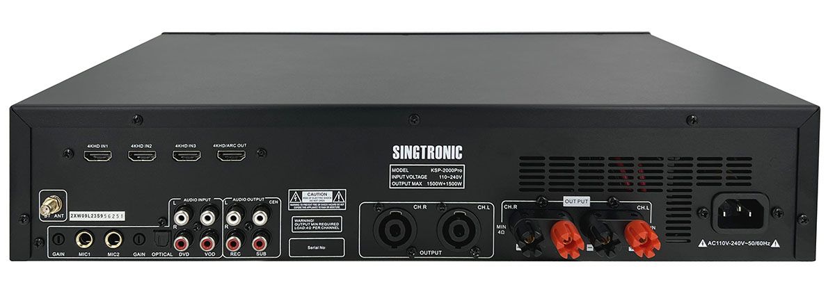 Singtronic Karaoke System 3000W Digital via Unlimitted Youtube Songs