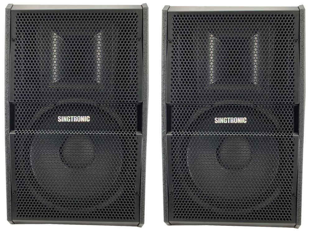 Singtronic KS-1500Pro Professional 1750W + 1750W Vocalist Karaoke Speaker + Singtronic SW-500B Power Subwoofer