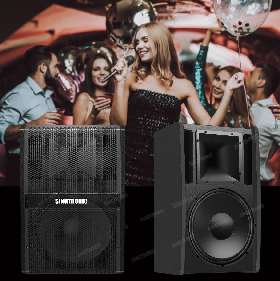 Singtronic KS-5000Pro Professional 5000W High End Vocalist Karaoke System (Pair)