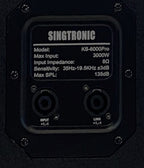 Singtronic KS-6000Pro Professional 6000W Vocalist Karaoke 15" Speaker (Pair)