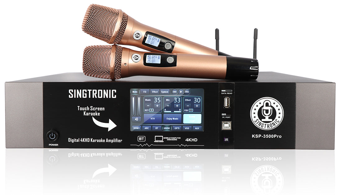 Singtronic KSP-3500Pro Professional 3500W Digital 3 in 1 Karaoke Sound Processor Amplifier