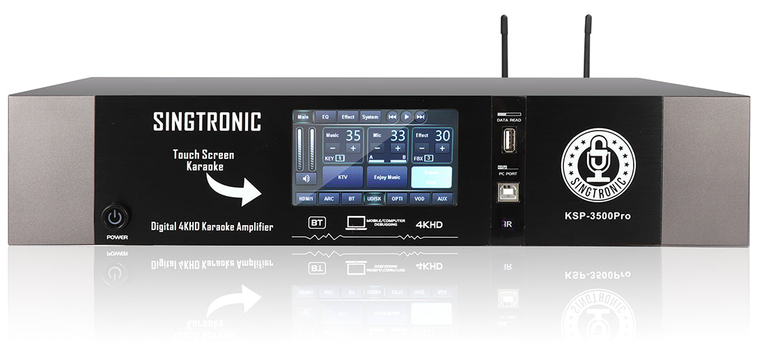 Singtronic KSP-3500Pro Professional 3500W Digital 3 in 1 Karaoke Sound Processor Amplifier