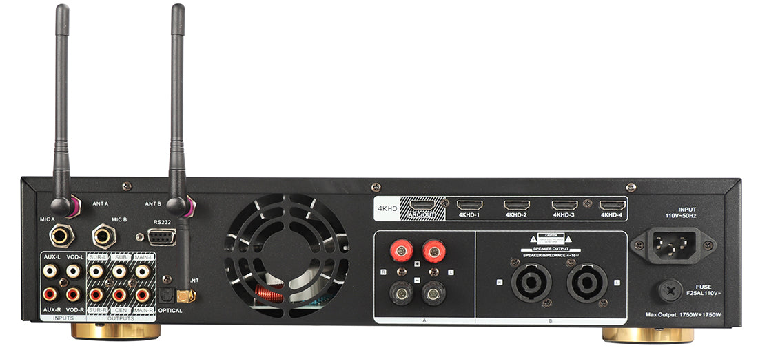 Singtronic KSP-3500Pro Professional 3500W Digital 3 in 1 Karaoke Sound Processor Amplifier