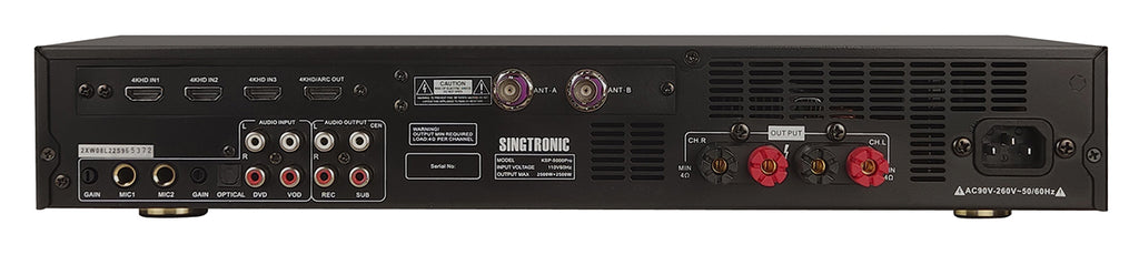 Singtronic KSP-5000Pro Professional 5000W Digital 3 in 1 Karaoke Sound Processor Amplifier