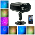 Singtronic L.E.D Mini Party Laser Spot Disco Light with Remote Control & Sync Music