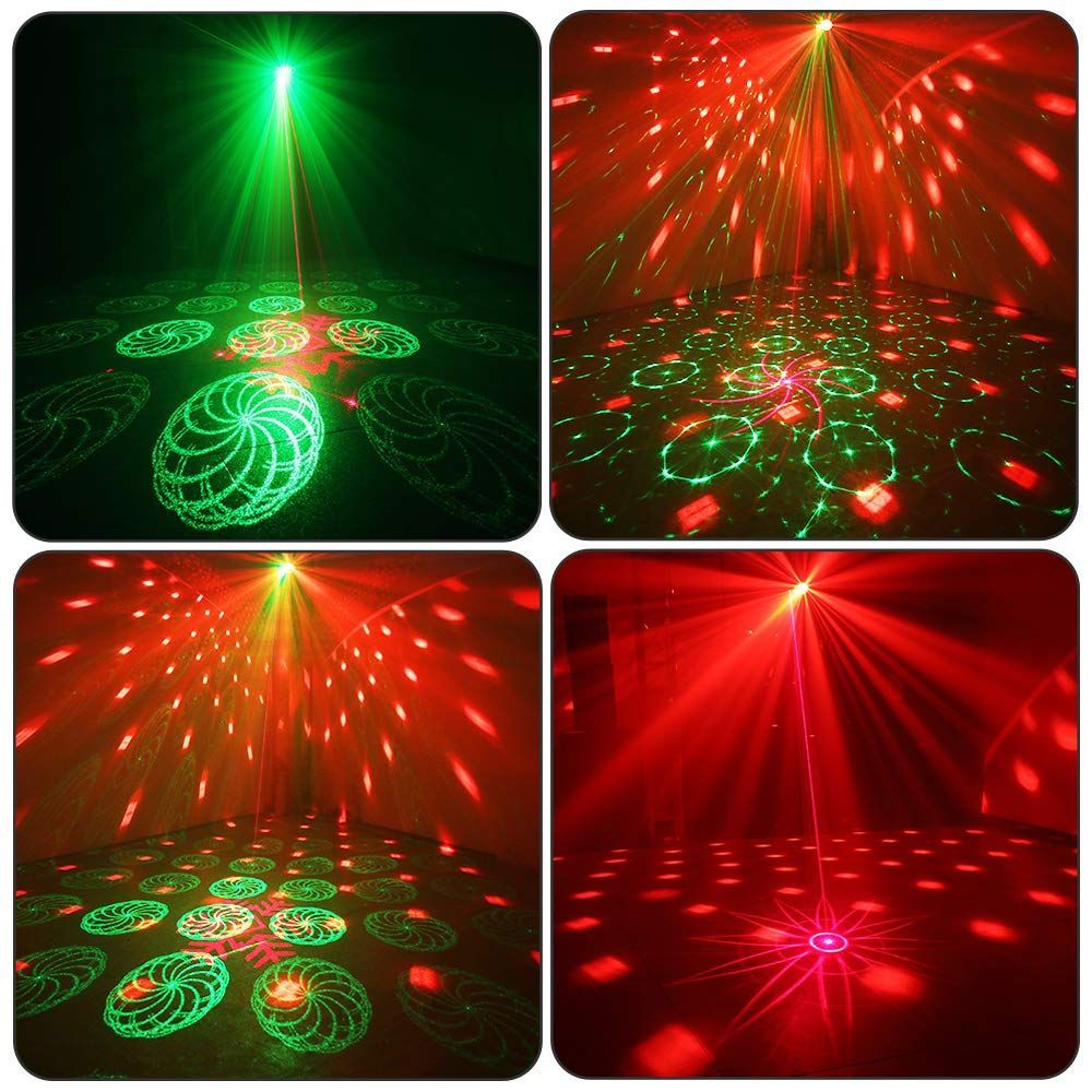 Singtronic L.E.D Party Big Laser Spot Disco Light with Remote Control & Music Sync.