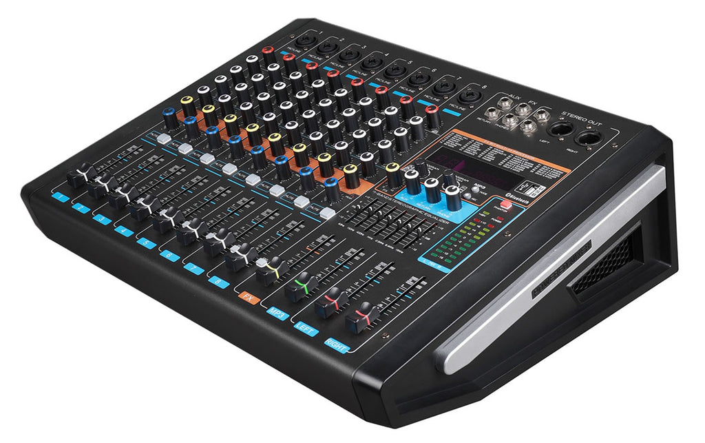 Singtronic PM-1500EQ Professional 3000W Console Board Power Mixer with Equalizer