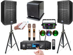 Singtronic Professional 4500W Karaoke System Unlimited YouTube Songs via iPhone & PC Tablets