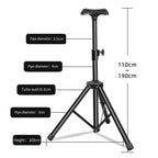 Singtronic Professional Heavy Duty Adjustable Tripod Speaker Stand (Pair)
