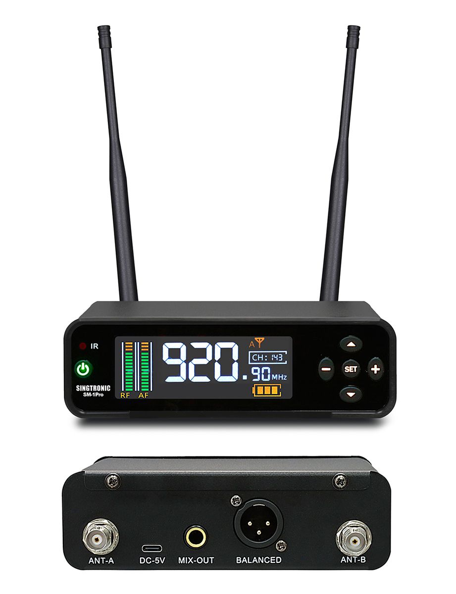 Singtronic SM-1Pro Single Microphone Professional True Diversity Rechargeable Wireless System