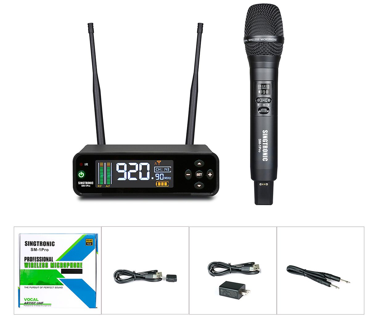 Singtronic SM-1Pro Single Microphone Professional True Diversity Rechargeable Wireless System