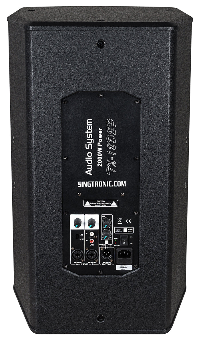 Singtronic TX-12DSP Professional 4000W Self-Power Karaoke Speaker System (Pair)