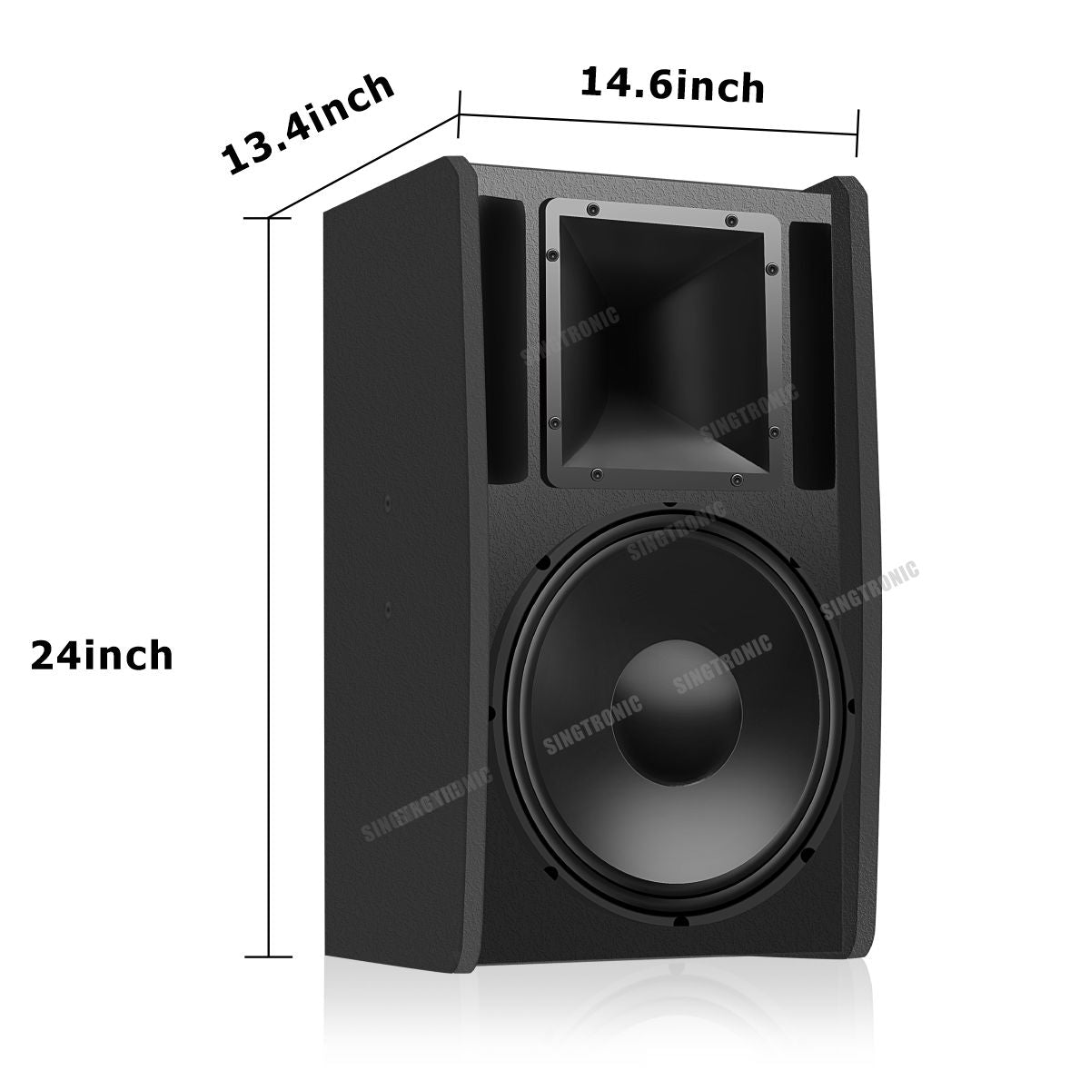 Singtronic TX-12DSP Professional 4000W Self-Power Karaoke Speaker System (Pair)