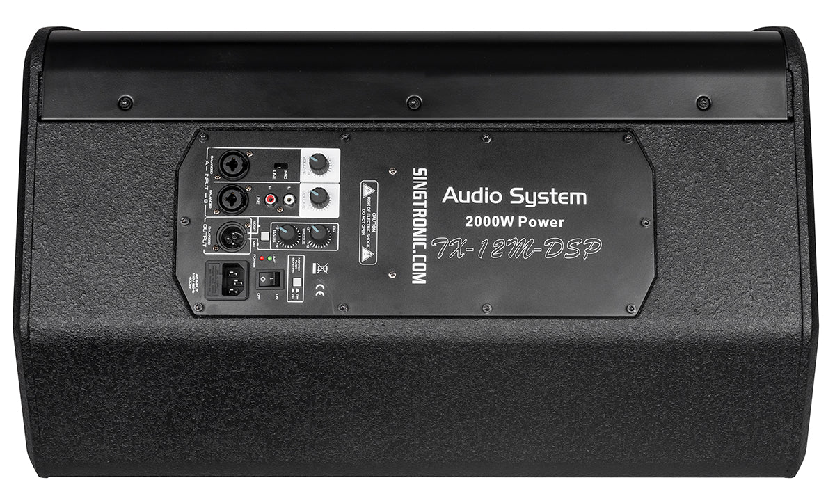 Singtronic TX-12M-DSP Professional 2000W Powered Monitor Speaker System
