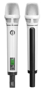 Singtronic UHF-4000Pro-White Professional Digital Dual PLL Wireless Microphone System
