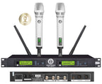 Singtronic UHF-4000Pro-White Professional Digital Dual PLL Wireless Microphone System