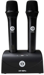 Singtronic UHF-999Pro Professional Dual UHF Rechargeable Wireless Microphones Karaoke System