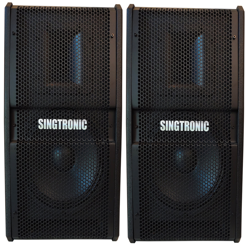 Singtronic Professional Youtube Karaoke System 3000W Built in 16 Channels Equalizer, Optical, Rechargeable Battery