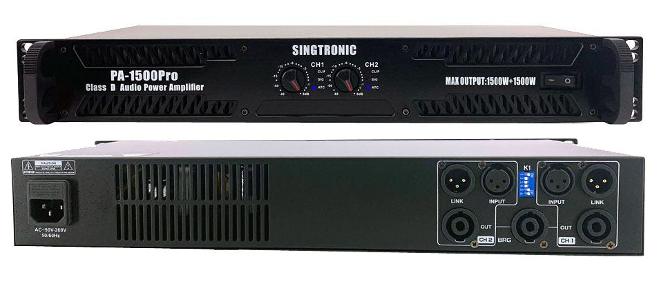 Singtronic Youtube Karaoke System 3000W Built in Optical, Bluetooth, Echo, Anti-feedback mics.