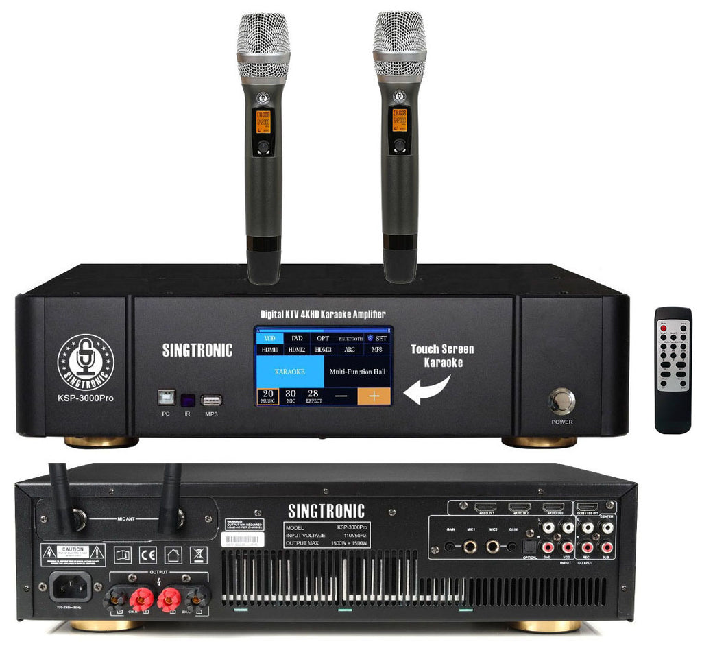 Singtronic Youtube Karaoke System by iPhone/iPad &amp; PC Tablet Professional 3000W System Special