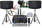 Singtronic Professional 3000W Complete Karaoke System via Youtube Songs by Iphone & Android