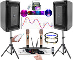 Singtronic Complete Karaoke System 5000W Youtube Songs by Iphone and Android