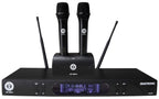 Singtronic UHF-999Pro Professional Dual UHF Rechargeable Wireless Microphones Karaoke System